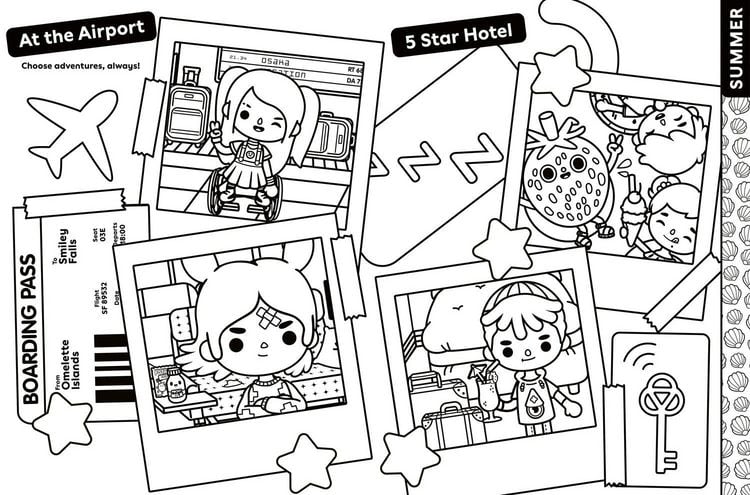 Produktbild: Toca Boca Dream Life Colouring Book
