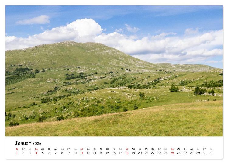 Produktbild: Wildpferde am Kruzi Plateau (Tischkalender 2026 DIN A5 quer), CALVENDO Monatskalender