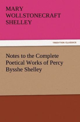 Produktbild: Notes to the Complete Poetical Works of Percy Bysshe Shelley