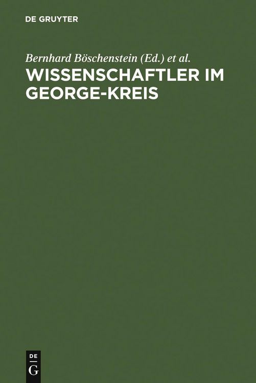 Produktbild: Wissenschaftler im George-Kreis