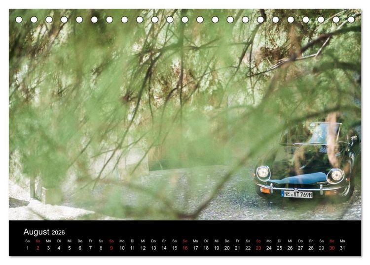 Produktbild: Jaguar E-Type 2026 (Tischkalender 2026 DIN A5 quer), CALVENDO Monatskalender