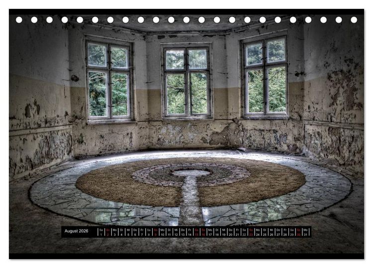 Produktbild: Lost Places, Vergessene Orte / AT-Version (Tischkalender 2026 DIN A5 quer), CALVENDO Monatskalender