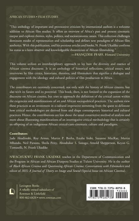 Produktbild: Critical Approaches to African Cinema Discourse