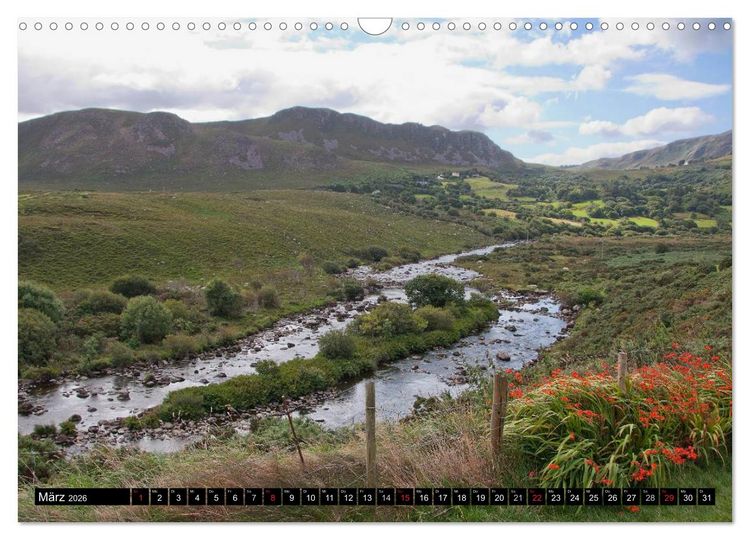 Produktbild: Quer durch Irland - Landschaften pur (Wandkalender 2026 DIN A3 quer), CALVENDO Monatskalender