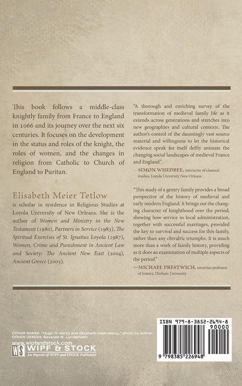 Produktbild: The Journey of a Knightly Family