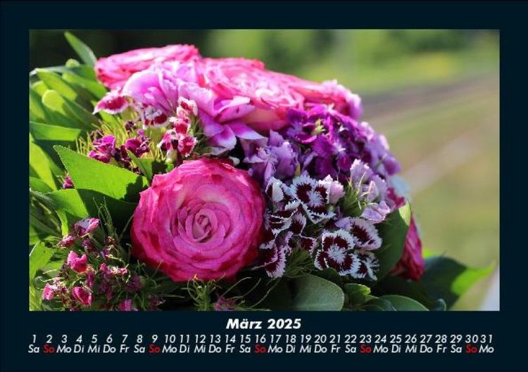 Produktbild: Blumenzauber 2025 Fotokalender DIN A5