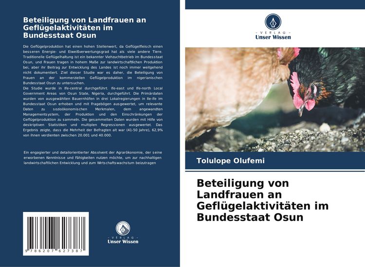 Produktbild: Beteiligung von Landfrauen an Gefl&uuml;gelaktivit&auml;ten im Bundesstaat Osun