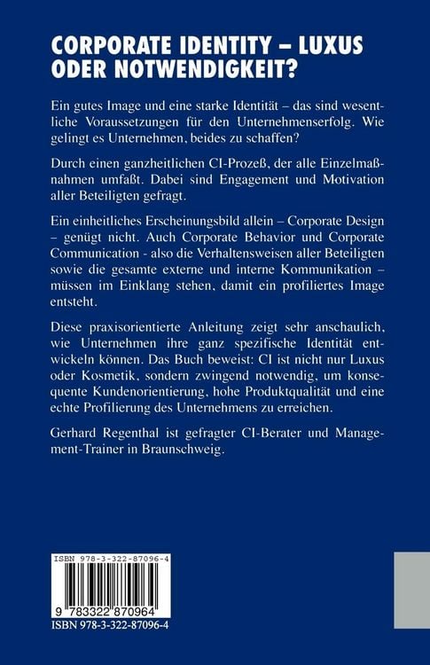 Produktbild: Corporate Identity &mdash; Luxus oder Notwendigkeit?
