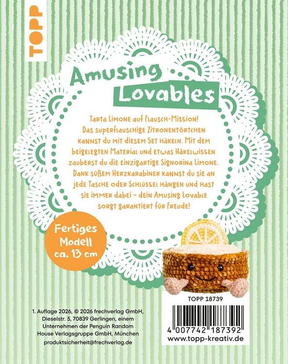 Produktbild: Amusing Lovables H&auml;kelset Tarta Limone