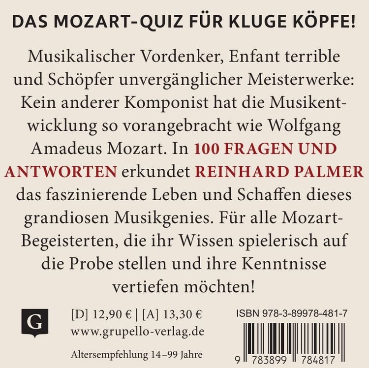 Produktbild: Mozart-Quiz