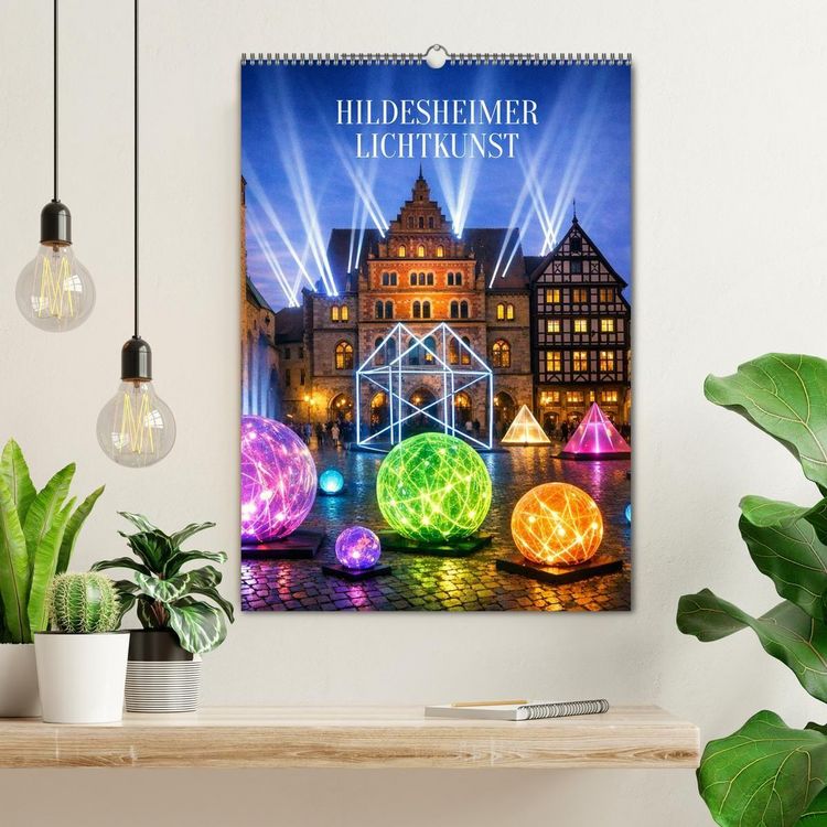 Produktbild: Hildesheim, ein Moment in dem die Stadt zu leuchten beginnt. (Wandkalender 2027 DIN A2 hoch), CALVENDO Monatskalender