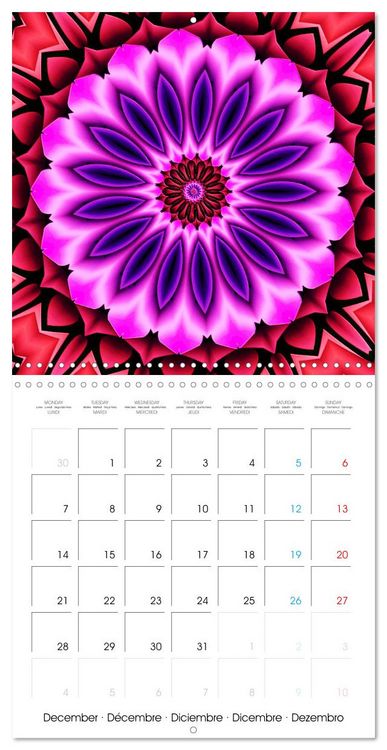 Produktbild: Invitation au voyage introspectif (Calendrier mural carr&eacute; 2026 30x30 cm) Calendrier double avec une page pour vos prises de notes