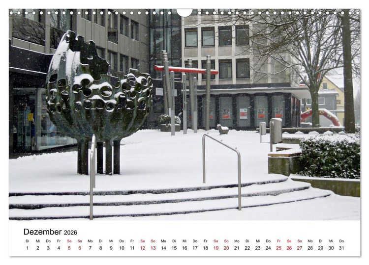 Produktbild: Velbert - Stadt der Schl&ouml;sser und Beschl&auml;ge (Wandkalender 2026 DIN A3 quer), CALVENDO Monatskalender