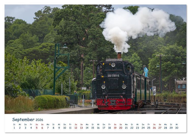 Produktbild: Verliebt in R&uuml;gen (Tischkalender 2026 DIN A5 quer), CALVENDO Monatskalender