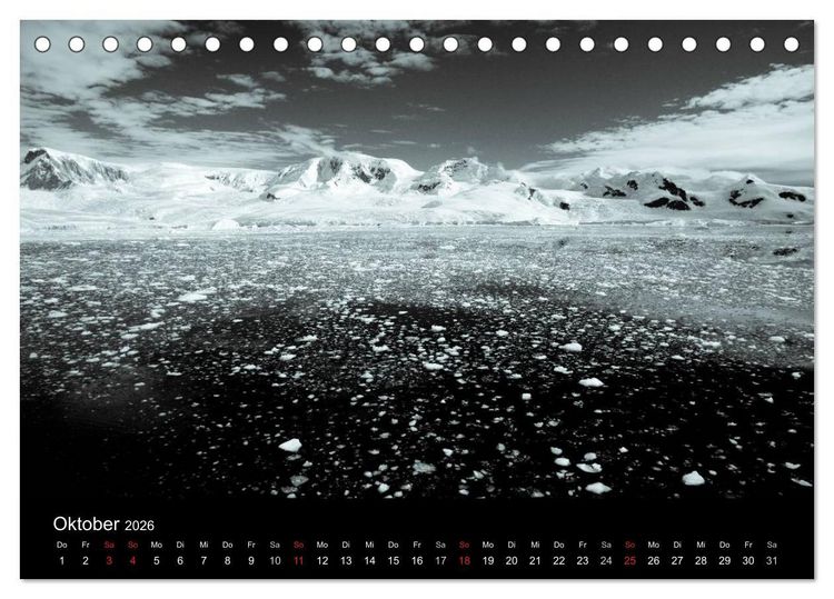 Produktbild: Antarktis 68&deg; S&uuml;d (Tischkalender 2026 DIN A5 quer), CALVENDO Monatskalender