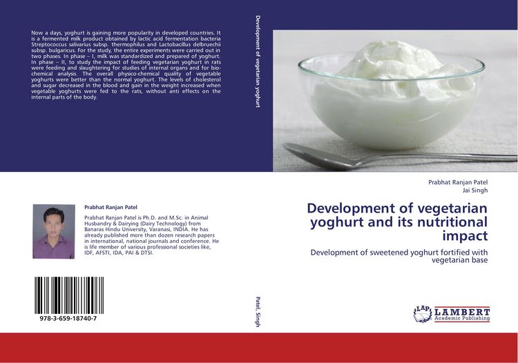 Produktbild: Development of vegetarian yoghurt and its nutritional impact
