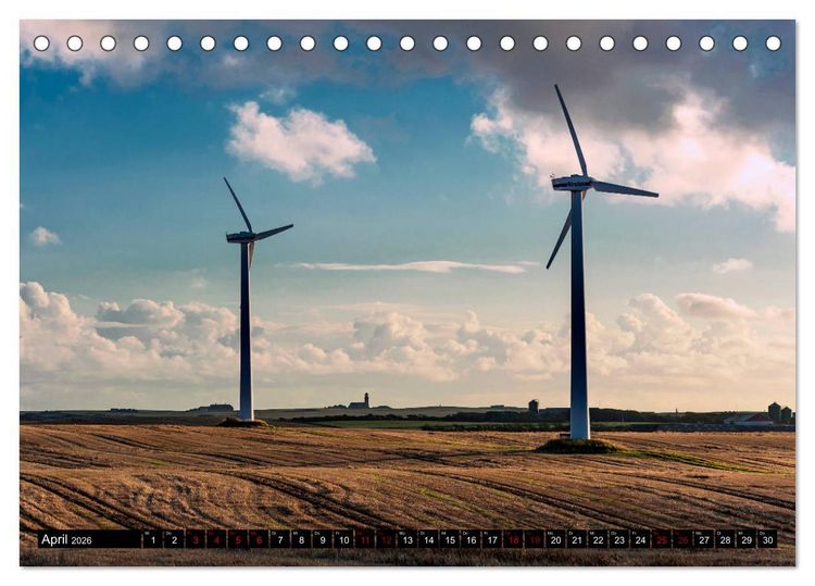 Produktbild: D&auml;nemark zwischen Nordsee und Limfjord (Tischkalender 2026 DIN A5 quer), CALVENDO Monatskalender