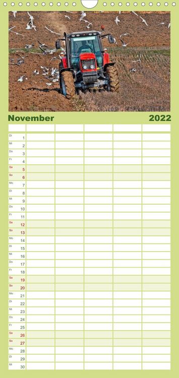 Produktbild: Familienplaner Landwirtschaft - die Zukunft ist digital (Wandkalender 2022 , 21 cm x 45 cm, hoch)