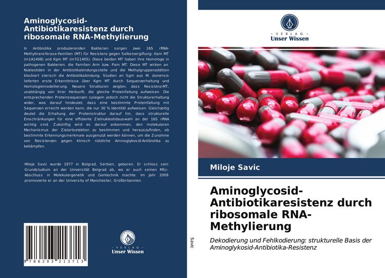 Produktbild: Aminoglycosid-Antibiotikaresistenz durch ribosomale RNA-Methylierung