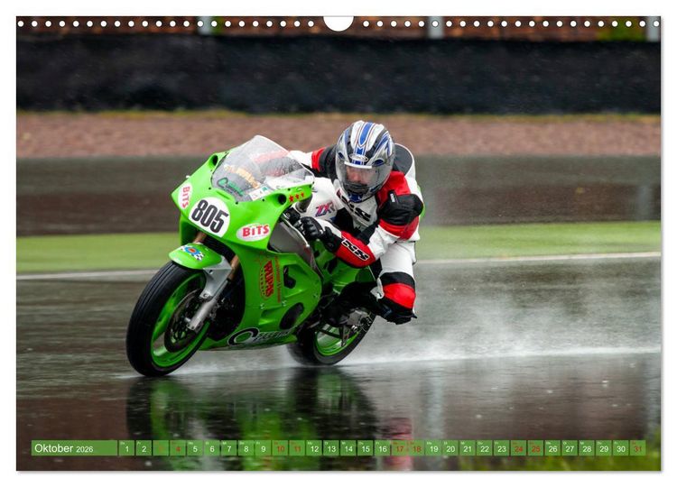 Produktbild: Motorrad Rennsport (Wandkalender 2026 DIN A3 quer), CALVENDO Monatskalender