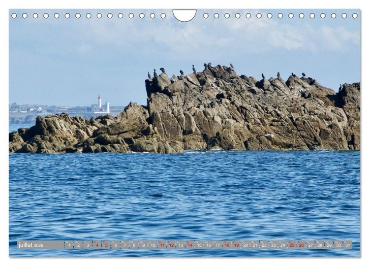 Produktbild: Les &icirc;les conqu&eacute;toises (Calendrier mural 2026 DIN A4 vertical), CALVENDO calendrier mensuel
