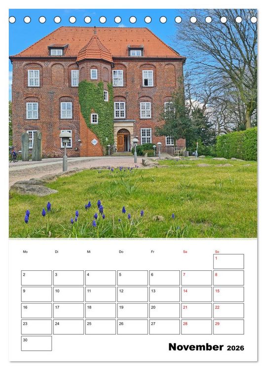 Produktbild: Fr&uuml;hling im Alten Land - Baumbl&uuml;tenzeit (Tischkalender 2026 DIN A5 hoch), CALVENDO Monatskalender