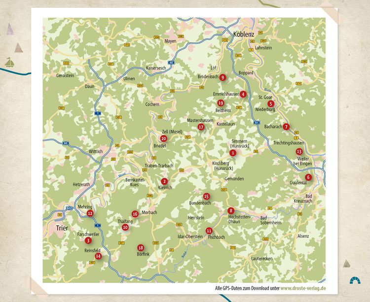 Produktbild: Hunsrück. Wandern für die Seele