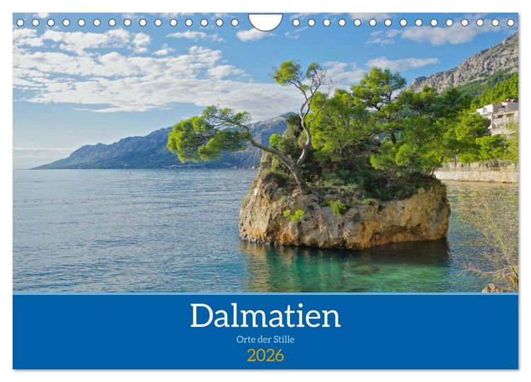Produktbild: Dalmatien - Stille Orte (Wandkalender 2026 DIN A4 quer), CALVENDO Monatskalender