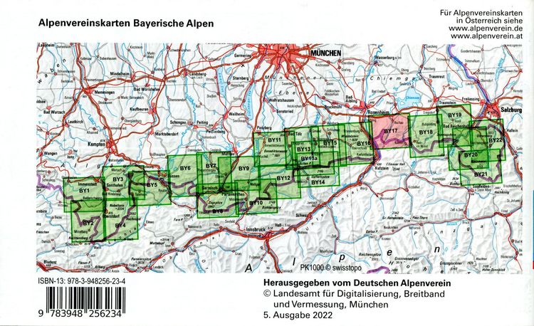 Produktbild: Chiemgauer Alpen, West, Hochries, Geigelstein