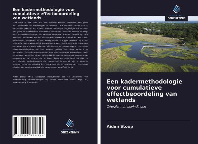 Produktbild: Een kadermethodologie voor cumulatieve effectbeoordeling van wetlands