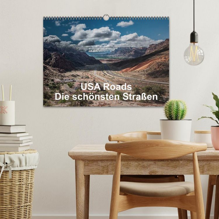 Produktbild: USA Roads (Wandkalender 2026 DIN A3 quer), CALVENDO Monatskalender