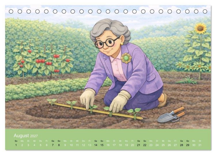 Produktbild: Ich bin noch nicht fertig - Oma Edition (Tischkalender 2027 DIN A5 quer), CALVENDO Monatskalender