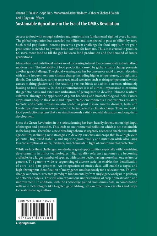 Produktbild: Sustainable Agriculture in the Era of the OMICs Revolution