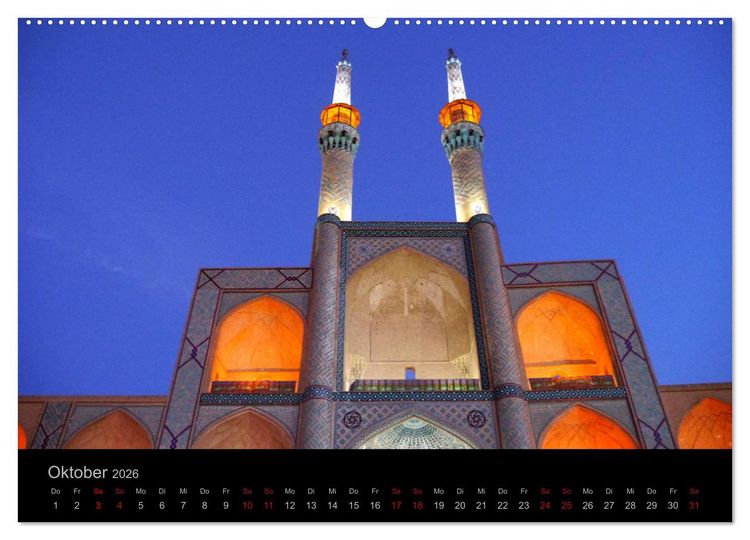 Produktbild: Iran - Impressionen einer Reise (hochwertiger Premium Wandkalender 2026 DIN A2 quer), Kunstdruck in Hochglanz