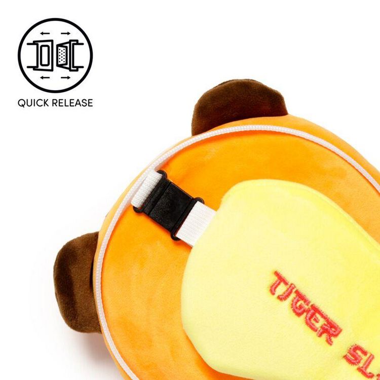 Produktbild: Relaxeazzz Pl&uuml;sch Tiger Reisekissen & Schlafmaske