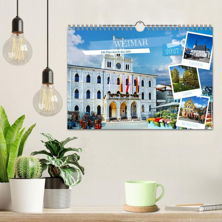 Produktbild: Weimar - Mit Plan durch das Jahr (Wandkalender 2027 DIN A4 quer), CALVENDO Monatskalender