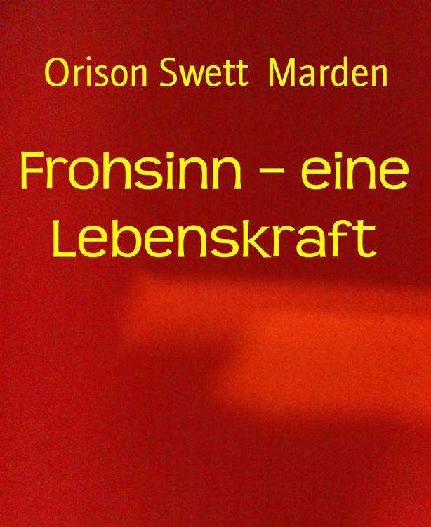Produktbild: Frohsinn - eine Lebenskraft