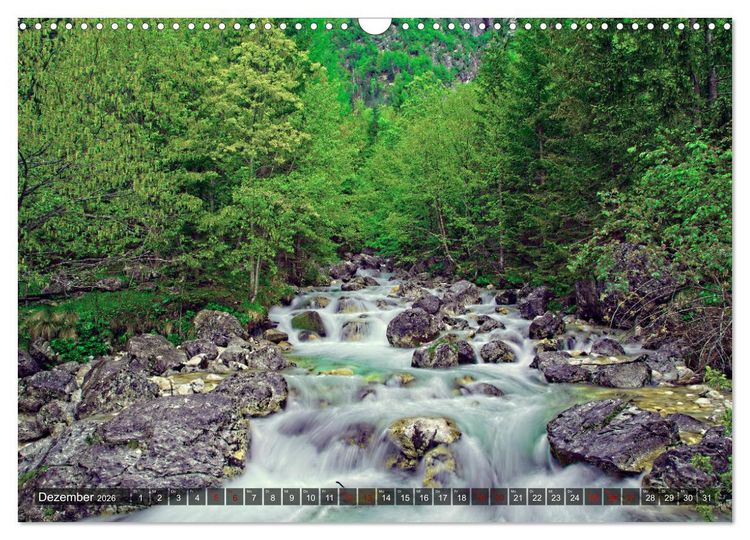 Produktbild: Slowenien - Soca Tal (Wandkalender 2026 DIN A3 quer), CALVENDO Monatskalender