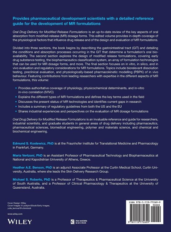 Produktbild: Oral Drug Delivery for Modified Release Formulations