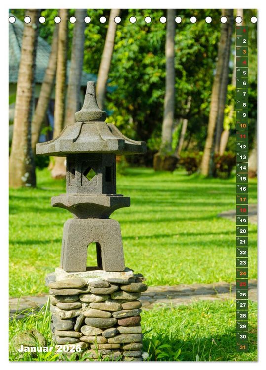 Produktbild: Exotisches Bali (Tischkalender 2026 DIN A5 hoch), CALVENDO Monatskalender