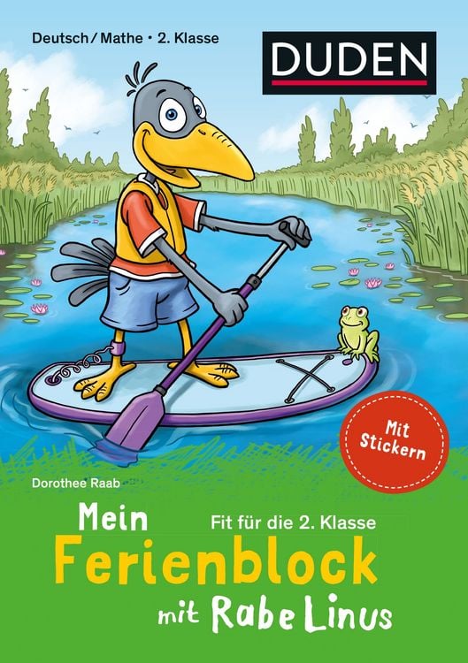 Produktbild: Mein Ferienblock mit Rabe Linus &ndash; Fit f&uuml;r die 2. Klasse