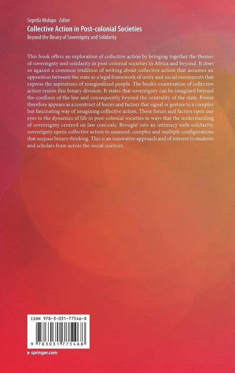 Produktbild: Collective Action in Post-colonial Societies
