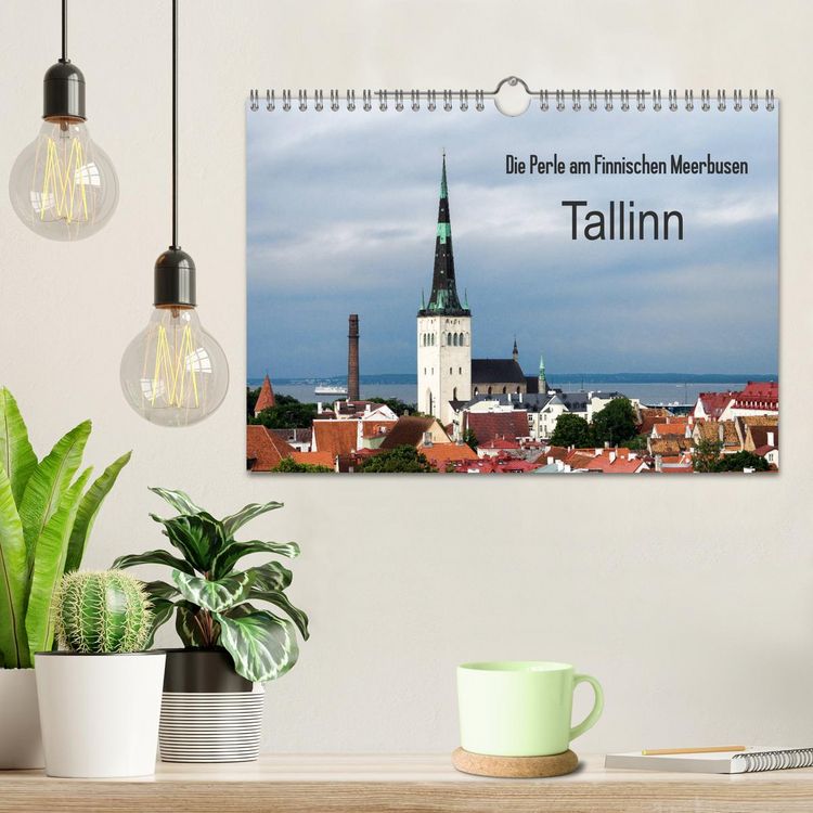 Produktbild: Die Perle am Finnischen Meerbusen Tallinn (Wandkalender 2026 DIN A4 quer), CALVENDO Monatskalender