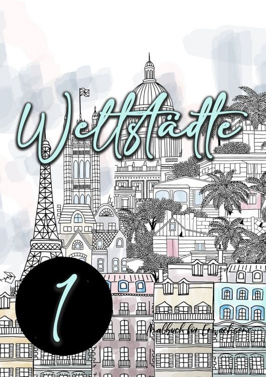 Produktbild: Weltst&auml;dte Malbuch f&uuml;r Erwachsene 1