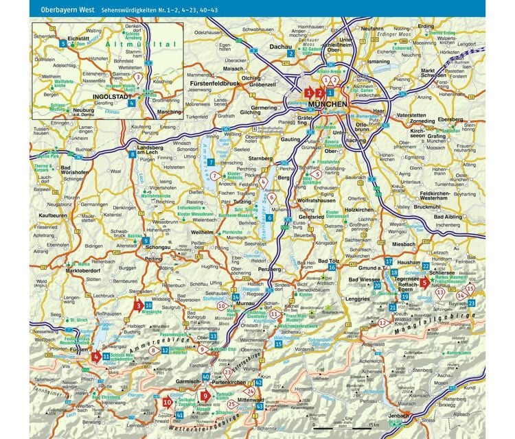 Produktbild: ADAC Reisef&uuml;hrer Oberbayern