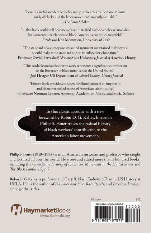 Produktbild: Organized Labor and the Black Worker, 1619-1981