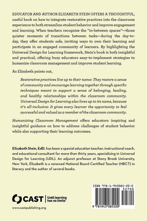 Produktbild: Humanizing Classroom Management