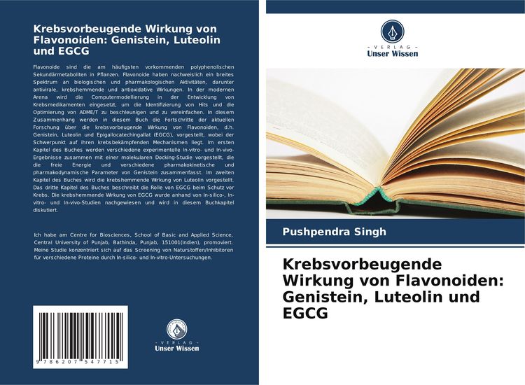 Produktbild: Krebsvorbeugende Wirkung von Flavonoiden: Genistein, Luteolin und EGCG