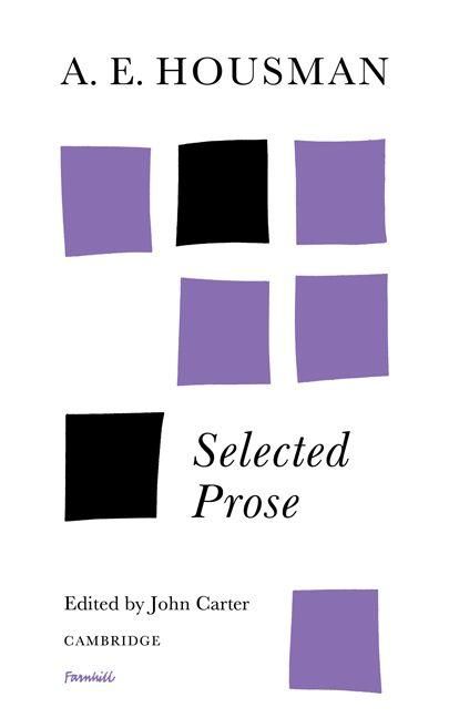 Produktbild: A. E. Housman