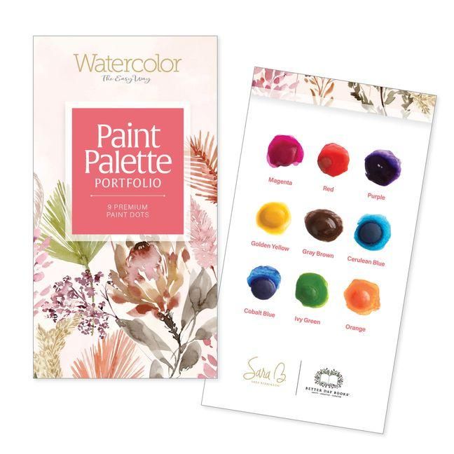 Produktbild: Watercolor the Easy Way Paint Palette Portfolio Flowers